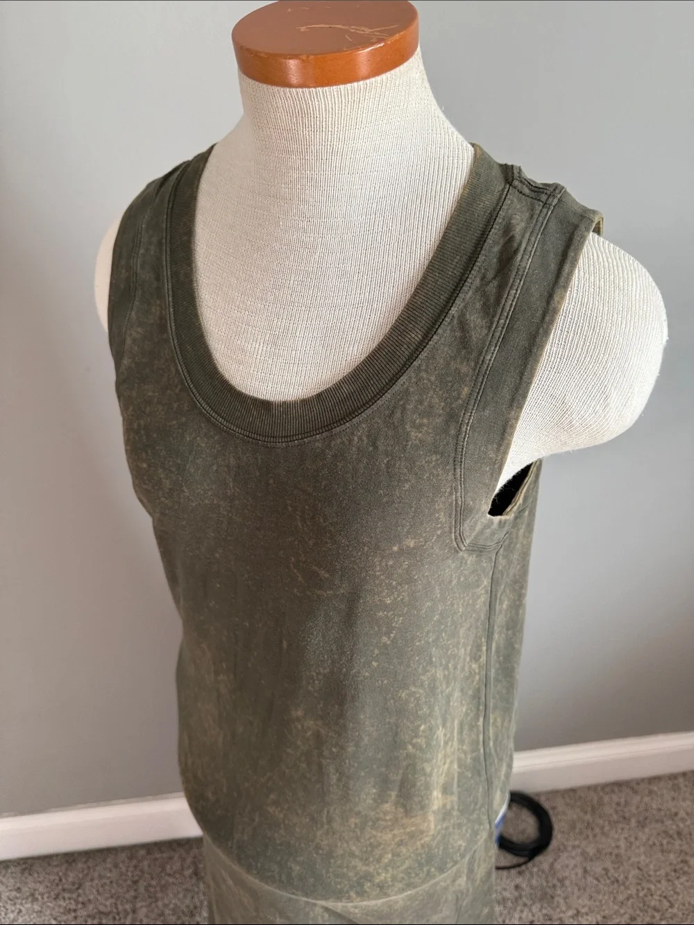Lululemon - All Yours Tank Maxi Dress *Wash - Cloudy Wash Dark Olive - Size 6-8*